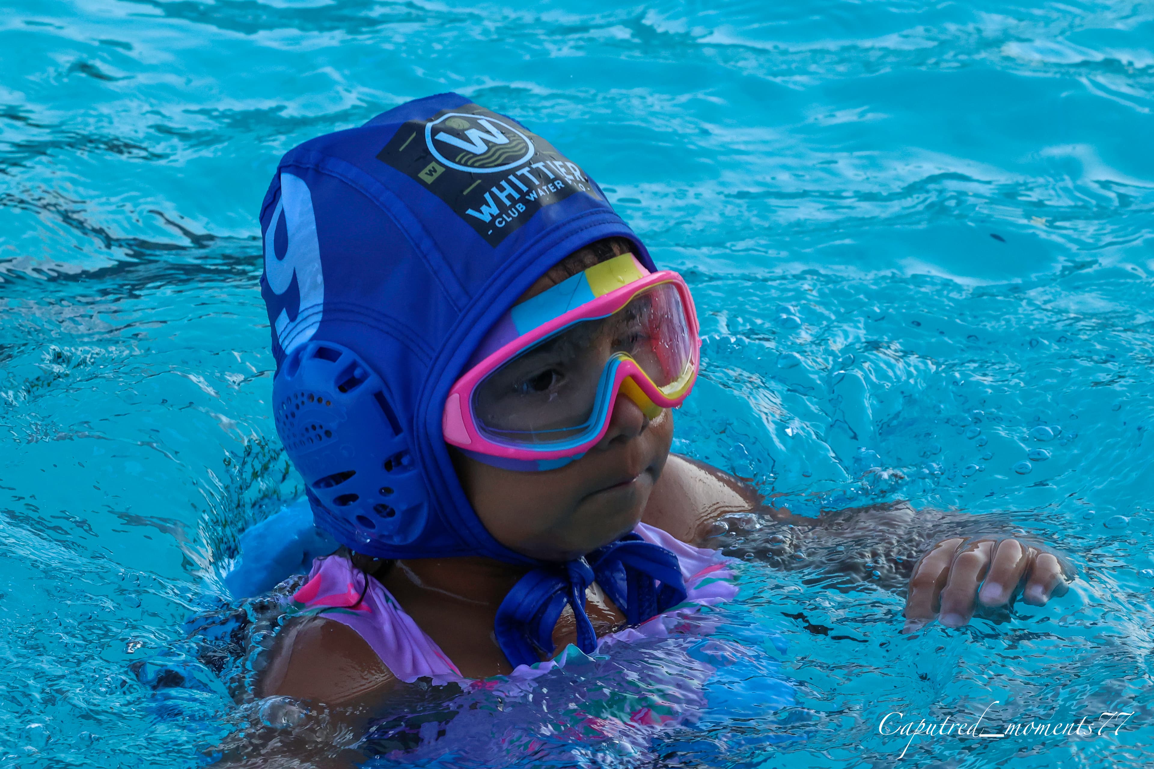 Water polo match moment