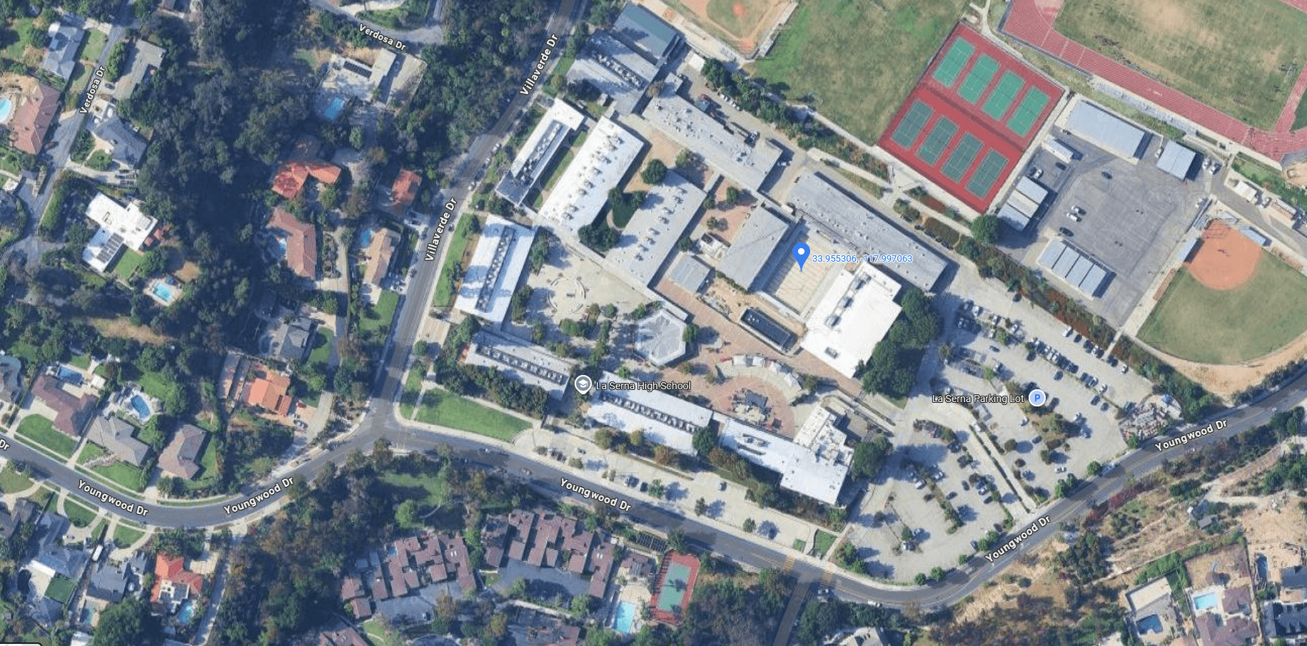 La Serna Pool location on map